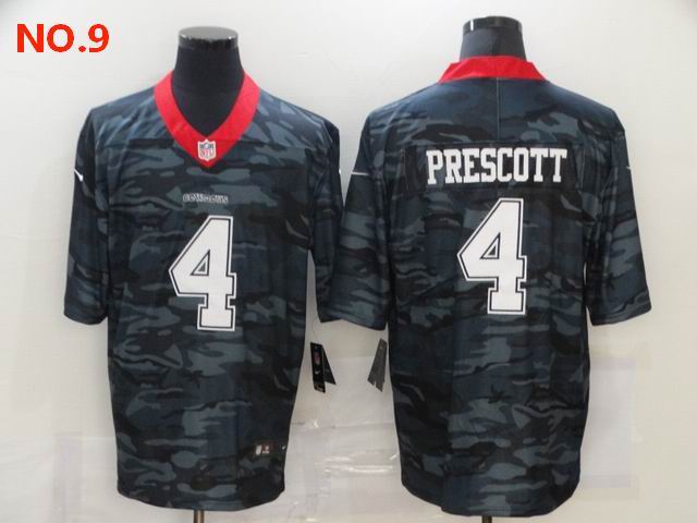 Men's Dallas Cowboys #4 Dak Prescott Jerseys NO.9;